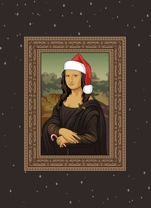 Mona Lisa Christmas