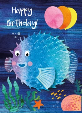 Puffer Happy Birthday