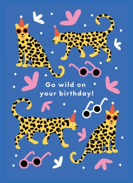 Wild Leopard Birthday