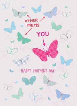 Happy Mother's Day - Butterflies Card