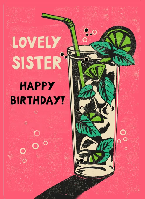 Lovely Sister - Happy Birthday!