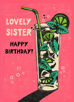 Lovely Sister - Happy Birthday!