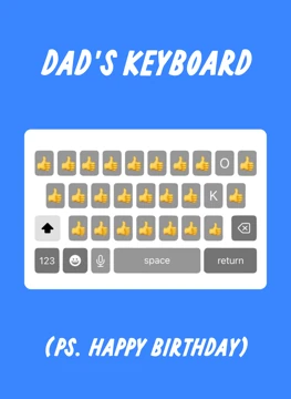 Dad's Keyboard Birthday