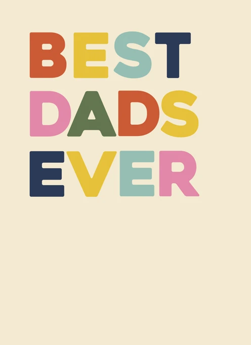 Best Dads Ever - Gay Father's Day Card