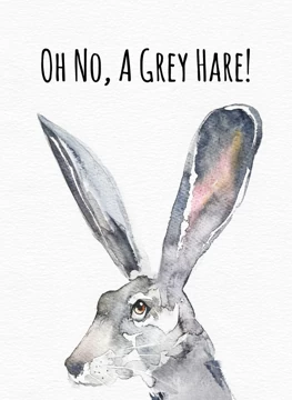 Oh No, A Grey Hare!