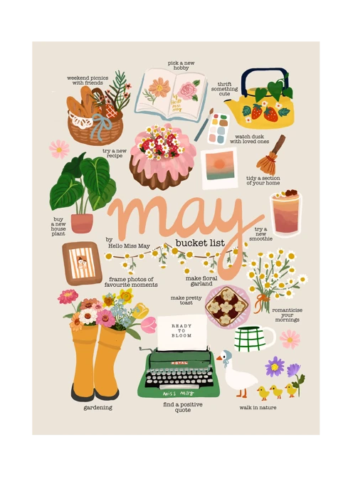 May Bucket List