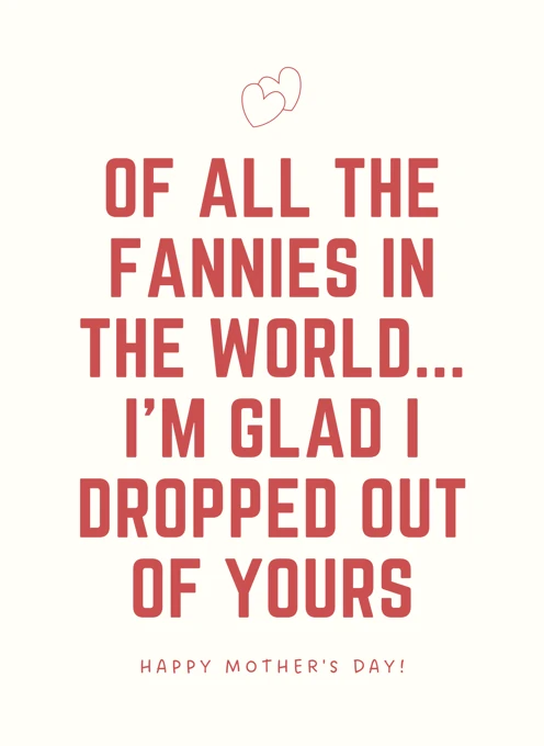 Glad I Dropped Out of Yours