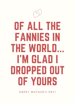 Glad I Dropped Out of Yours