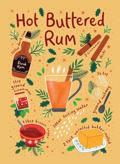 Hot Buttered Rum Cocktail Recipe