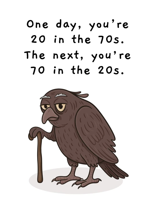 20 in the 70s, 70 in the 20s