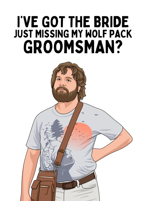 Missing My Wolf Pack Groomsman?