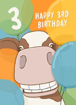 Happy Cow 3rd Birthday