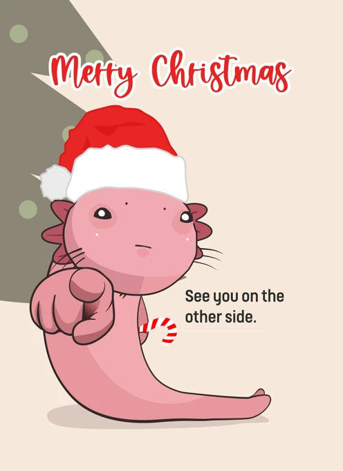 Merry Christmas Sees You on the Other Side