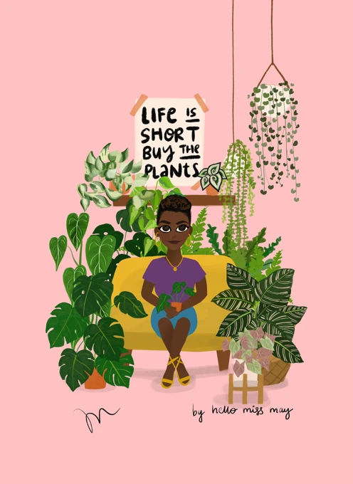 Life is short, buy the house plants