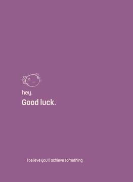 Good luck.