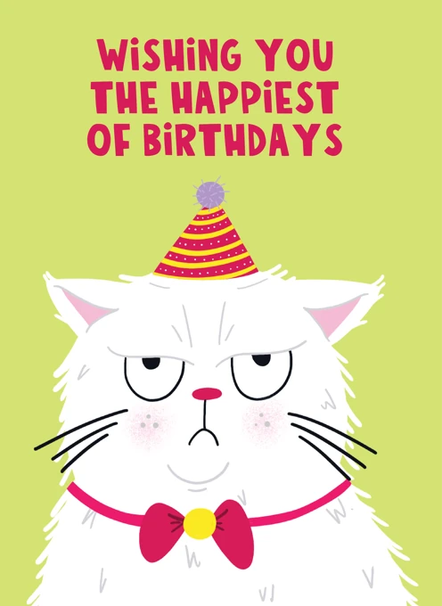 Happiest of Birthdays Grumpy Cat