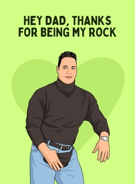 Thanks For Being My Rock