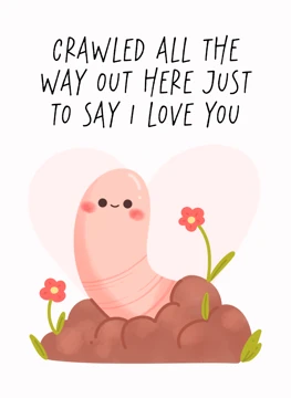 Crawled All the Way to Say I Love You