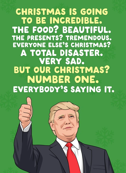 Our Christmas? Number One - Donald Trump