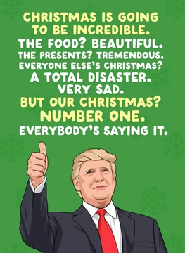 Our Christmas? Number One - Donald Trump