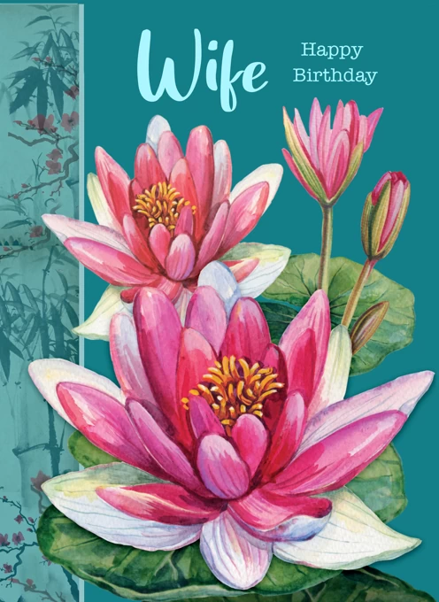 Wife Water Lily Birthday
