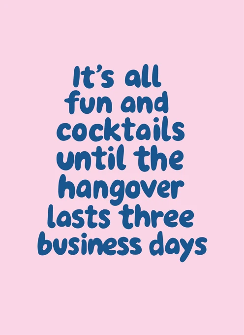It's All Fun and Cocktails