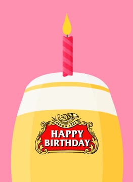 Happy Birthday Beer Toast