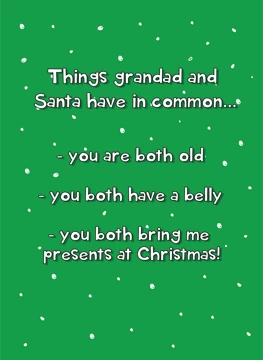 Merry Christmas Grandad