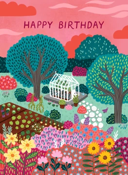 Happy Birthday Garden Greenhouse