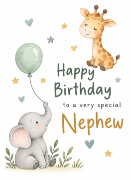 Happy Birthday to a Very Special Nephew
