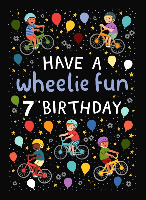 Have a Wheelie Fun Birthday - Bicycle BMX