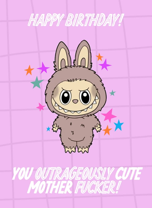 Labubu Cute Mothers*cker