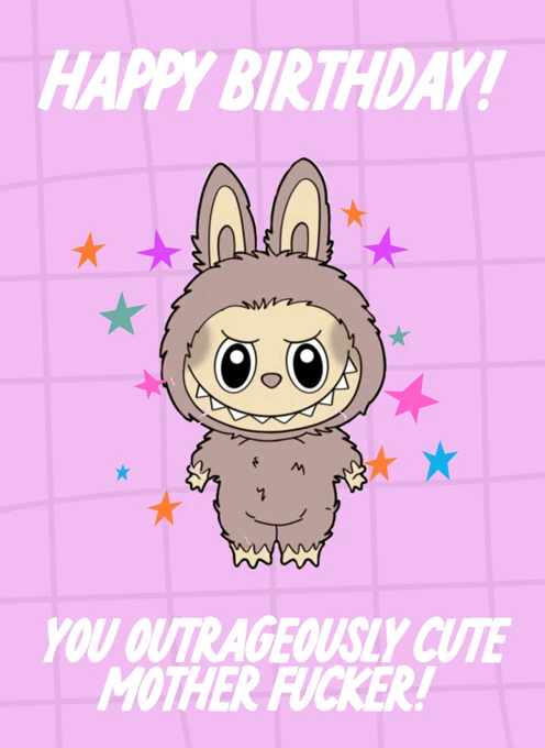 Labubu Cute Mothers*cker