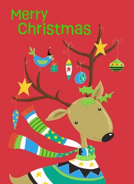 Christmas Decorated Reindeer