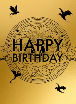 Happy Birthday with Dragons
