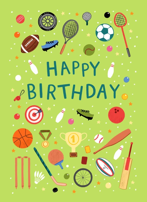Sporty Happy Birthday