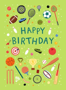 Sporty Happy Birthday