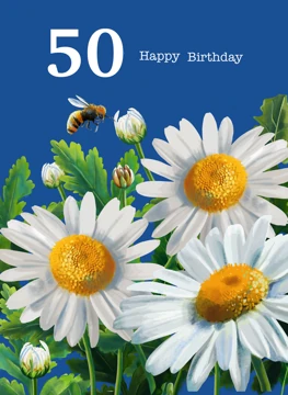 50 Happy Birthday Daisies