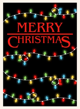 Merry Christmas Lights - Stranger Things