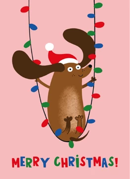 Dog Christmas Lights