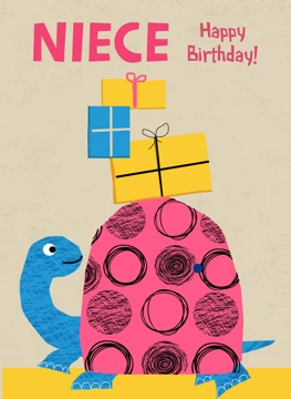 Niece Happy Birthday Tortiose!