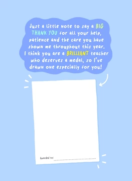 Big Thank You Brilliant Teacher