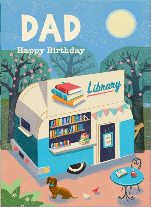 Dad Happy Birthday Library