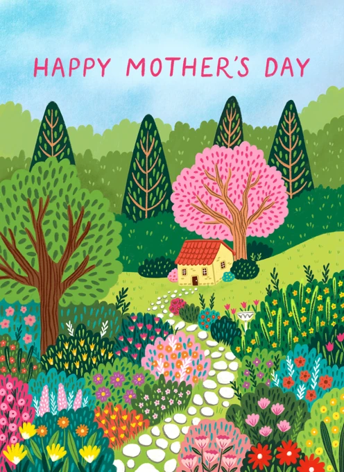 Whimsical Garden Happy Mother's Day