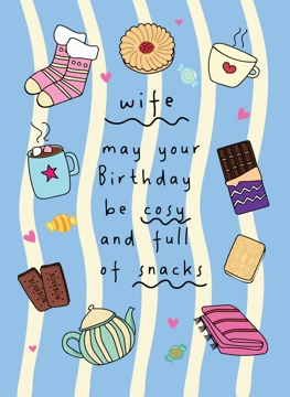 Cosy Birthday Wishes for Wife