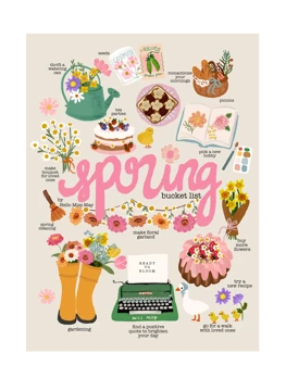 Spring Bucket List