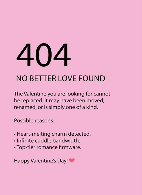 404 No Better Love Found