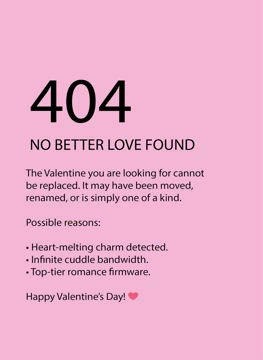 404 No Better Love Found