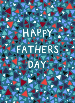 Geometric Happy Father's Day