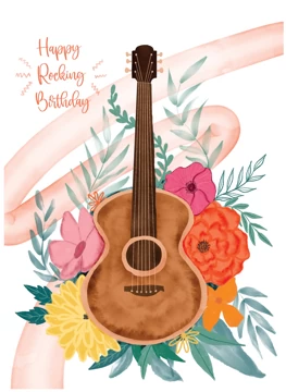 Guitar Rocking Birthday